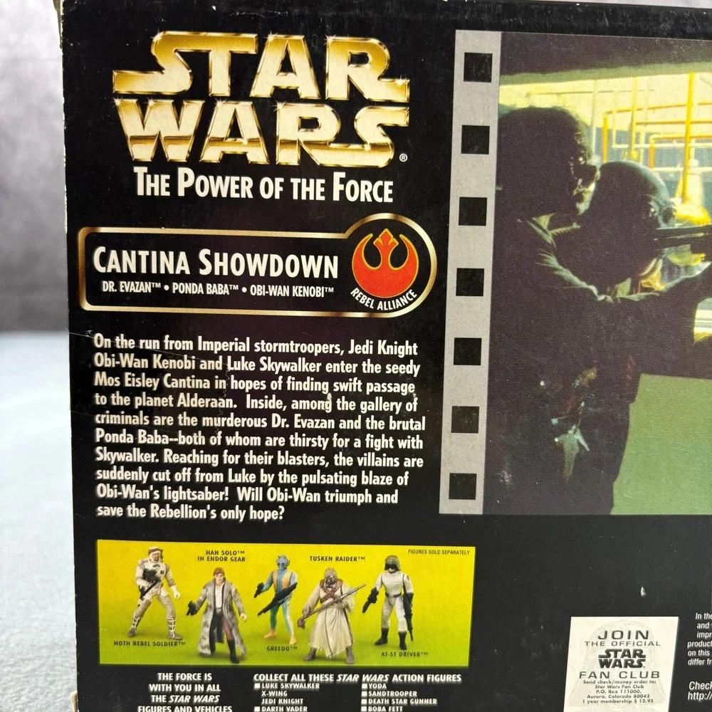 Star Wars Power of the Force Cantina Showdown‎ Kenner 1997 Dr Evazan Ponda Baba